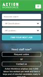 Mobile Screenshot of actionworkforce.com.au